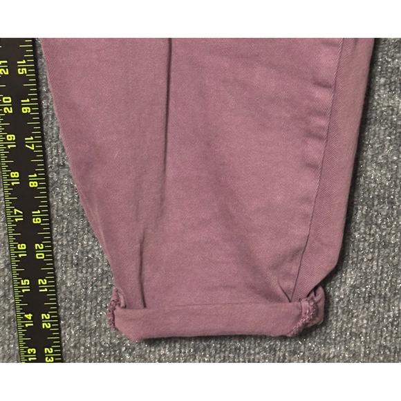 Universal Thread Paperbag Waist Belted Cropped Pants Mauve Women's Size‎ 00 - Picture 5 of 6